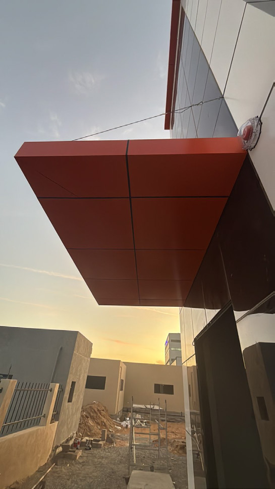 ACP cladding installation detail